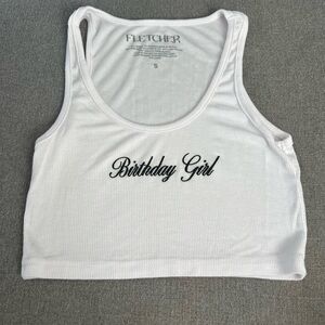 Fletcher 'Birthday Girl' Crop Top